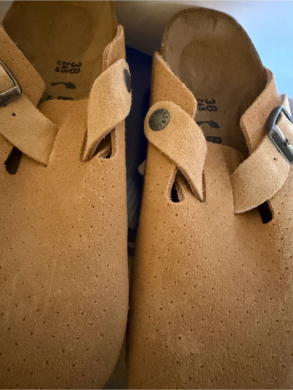 Birkenstock Boston beige suede 7 - Picture 3 of 12